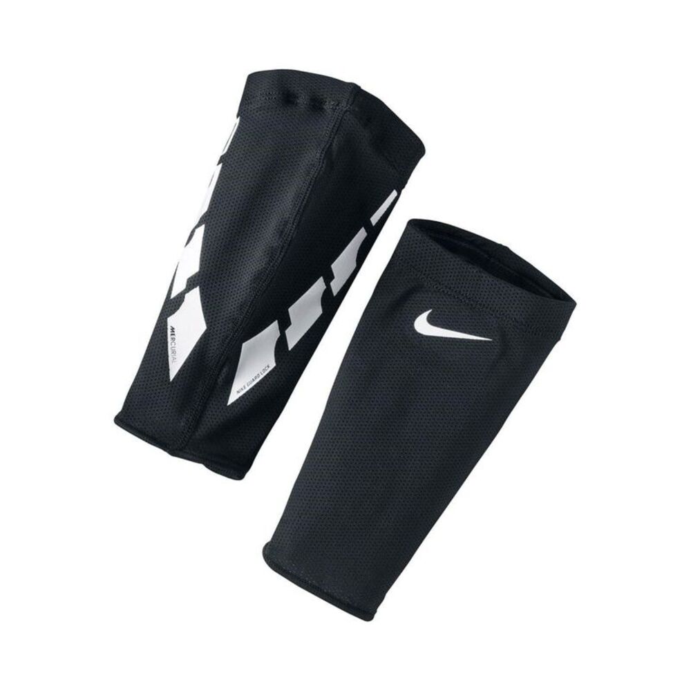 Nike Elite Swoosh Shin Guard Sleeves / Black/White